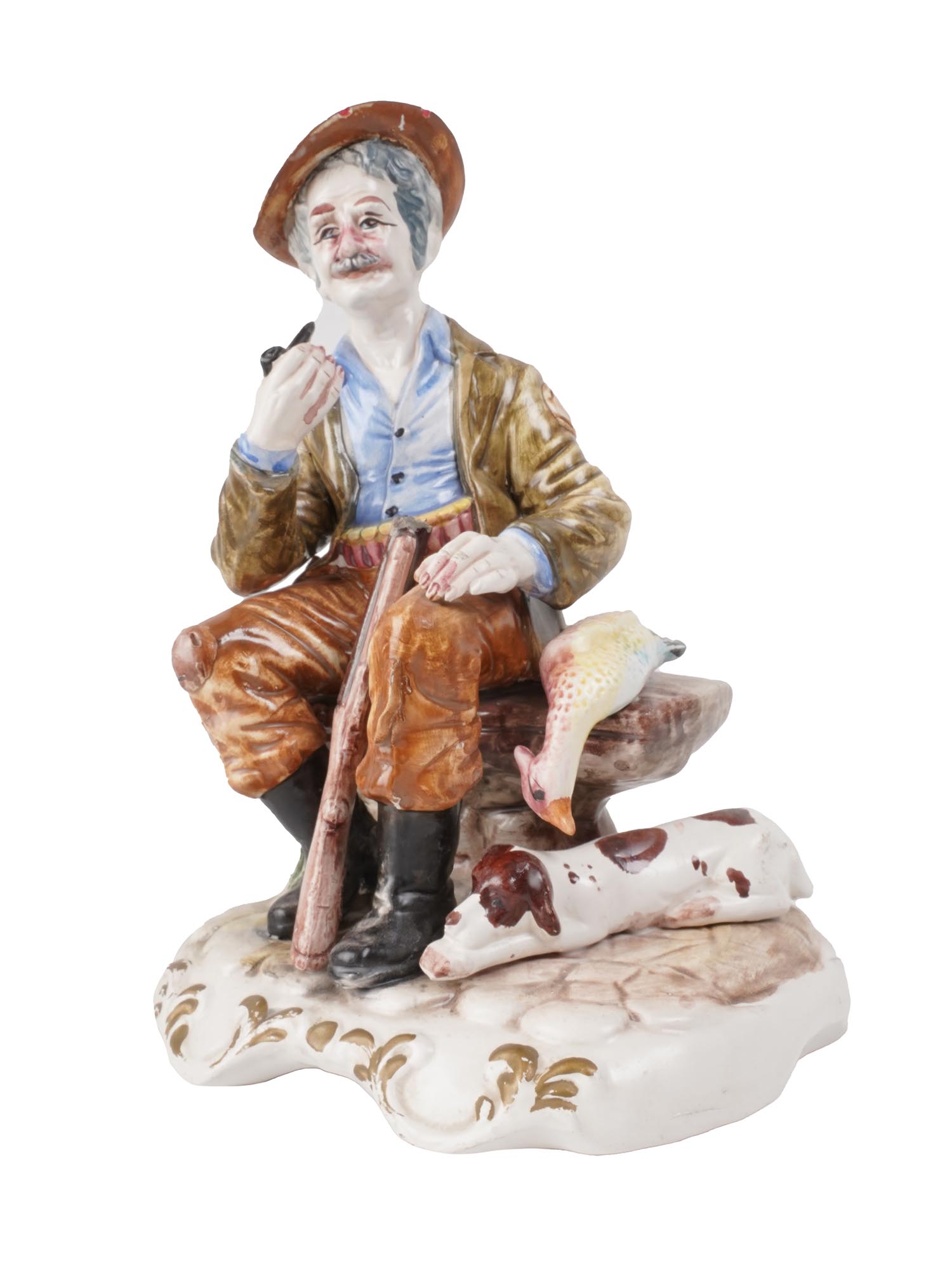 VINTAGE PORCELAIN FIGURINES OF OLD MEN BY VENERE PIC-5